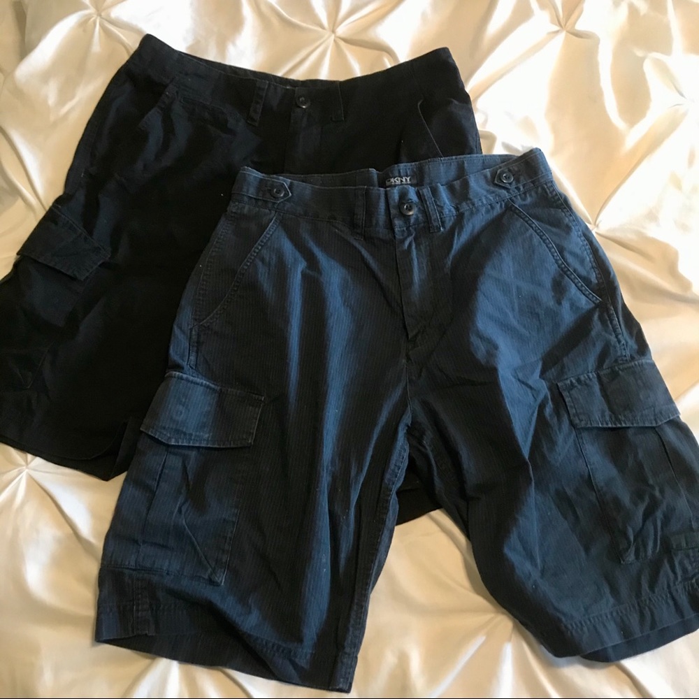 Bundle of 2 DKNY Cargo Shorts 29 Waist